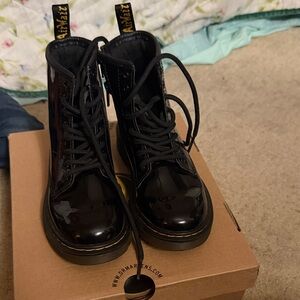 Dr. Martens Shiny Black Combat Boots